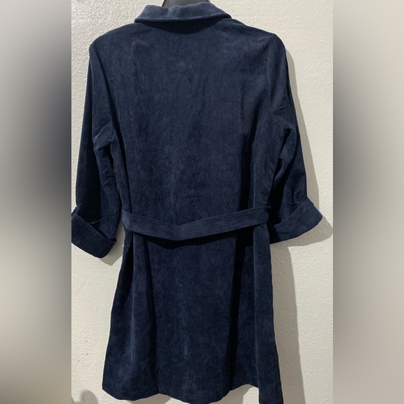 Tommy Hilfiger Navy Corduroy Dress - Picture 2 of 6